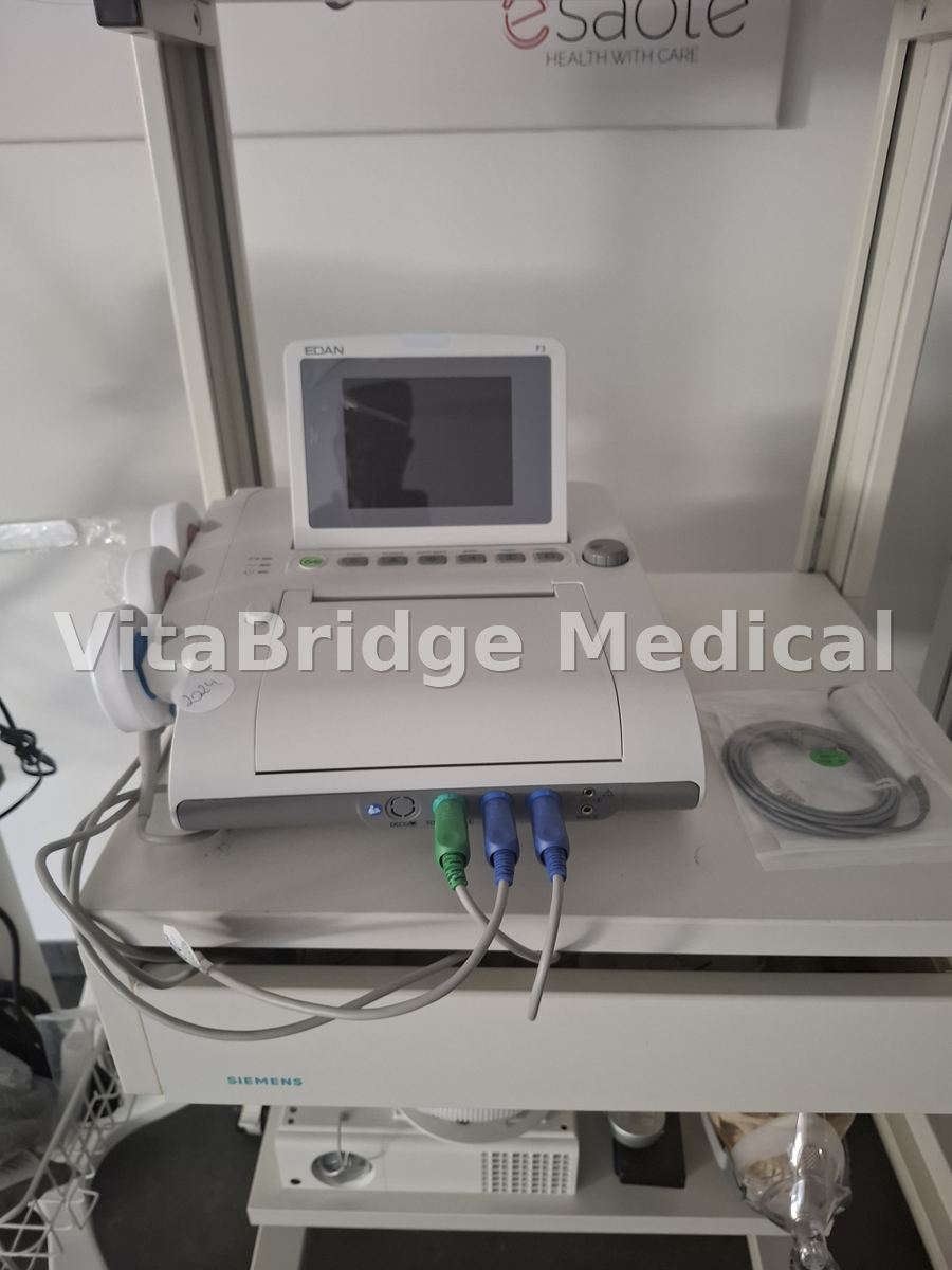 Edan F3 fetal monitor CTG with ultrasound and toco transducers