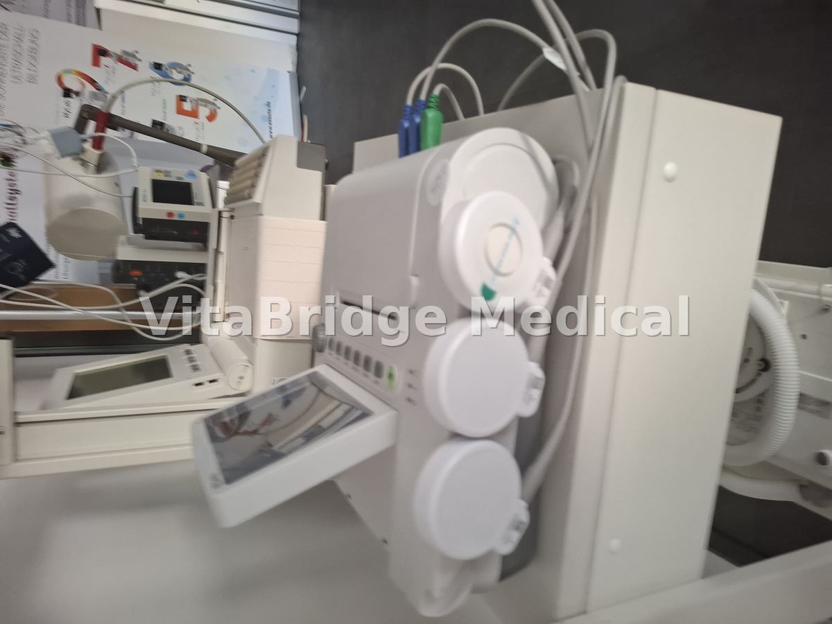 Edan fetal monitor transducers and printer detail